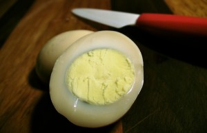 Miso Egg cross-section
